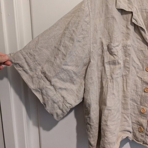 mate the label linen lounge shirt - Picture 4 of 5